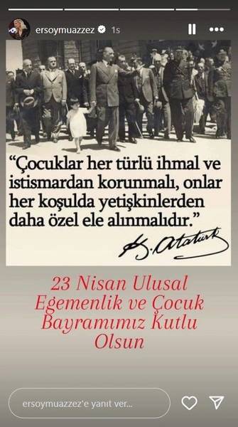 Ünlülerden 23 Nisan paylaşımları - Resim: 17